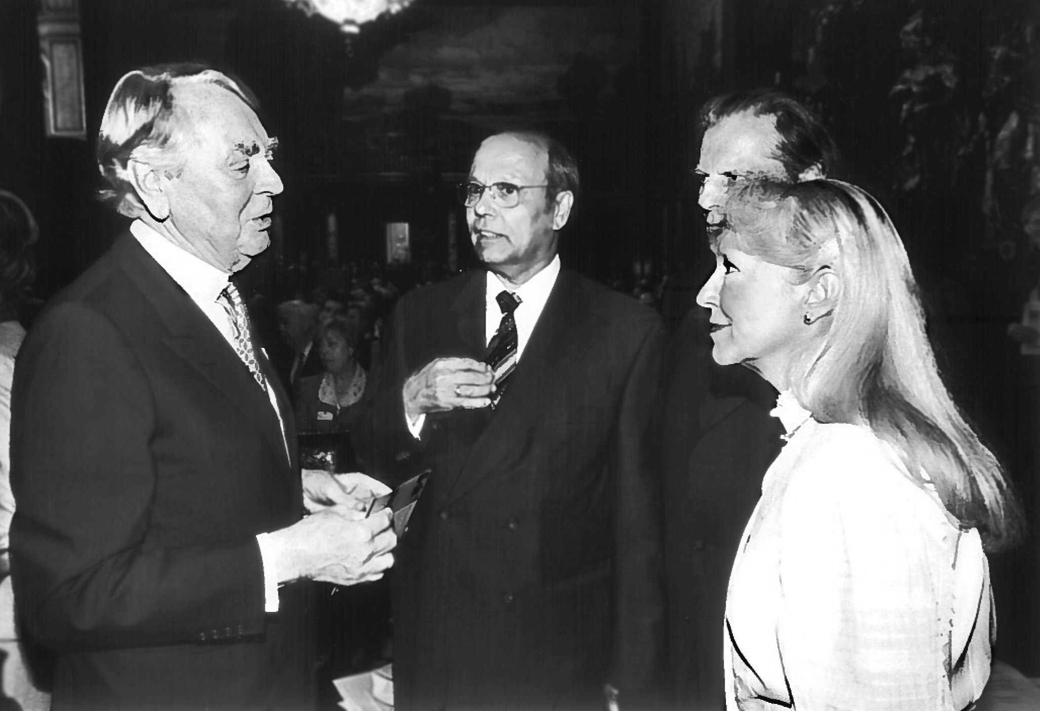 Stifterpaar mit Manfred Klett und Berthold Beitz Stifterpaar mit Manfred Klett und Berthold Beitz