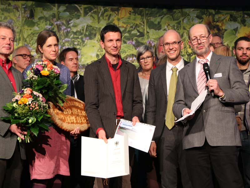 Die Preisträger bei der Preisverleihung