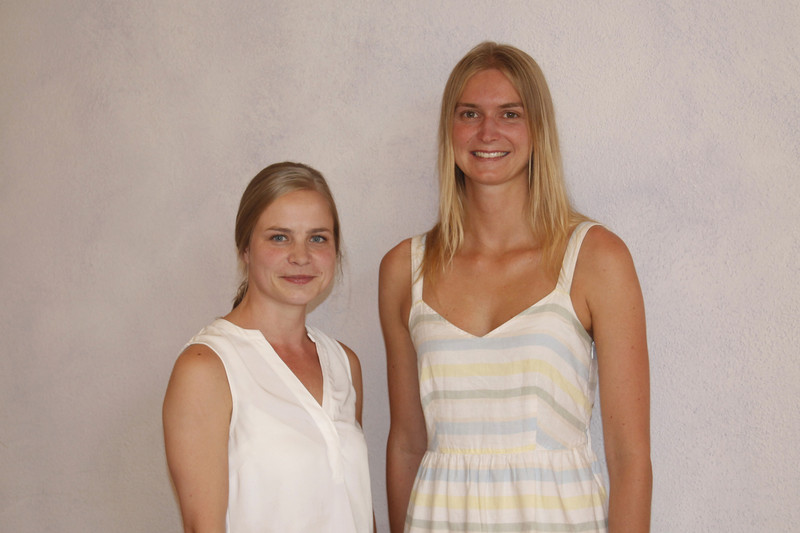 Fanny Stein und Tamara Bluhm von links nach rechts