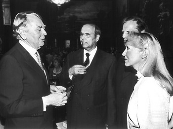 Stifterpaar mit Manfred Klett und Berthold Beitz 