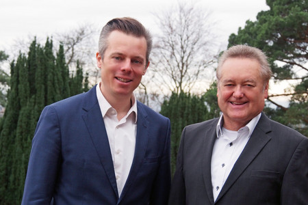 Peter Augustin und Helmut Habermehl (von links nach rechts)
