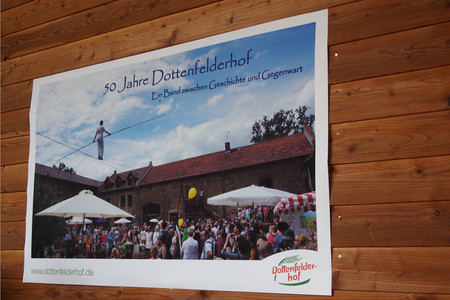 Plakat zum 50-jährigen Jubiläum des Dottefelderhof