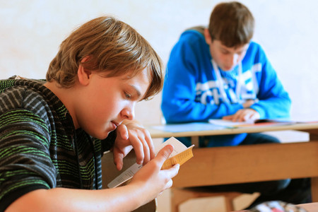 Schüler beim Lernen